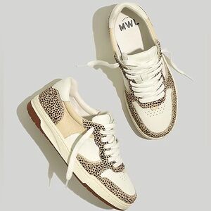 Madewell Court Sneakers in Spotted Calf Hair Size 5.5